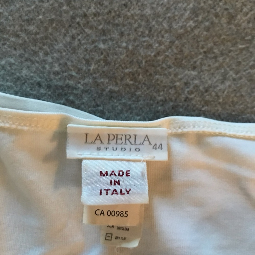 La Perla Studio White swim coverup, made in Italy